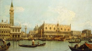 Le Molo, Venise, depuis le Bacino di S. Marco - Giovanni Antonio Canal