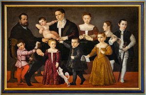 Portrait de la famille Valmarana - Giovanni Antonio Fasolo