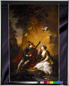 Amoureux musicaux (Scène galante) - Giovanni Antonio Guardi