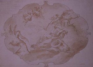 Triomphe de la Vertu Militaire, c.1750 - Giovanni Antonio Guardi