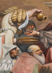 Allée centrale, troisième travée sud, montée au Calvaire, Il Pordenone - Giovanni Antonio Pordenone