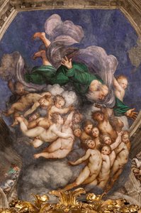 Dieu en tant que Créateur parmi les Anges, vers 1529