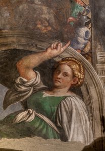 Lunette représentant une sibylle, c.1529 (détail)