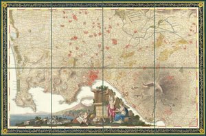 Carte des environs de Naples (1793) - Giovanni Antonio Rizzi Zannoni