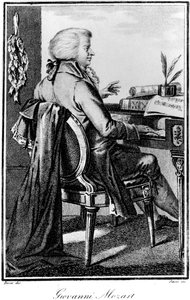 Wolfgang Amadeus Mozart, compositeur autrichien, vers 1784-1827