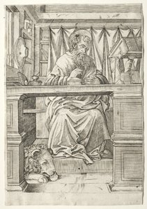 Saint Jérôme dans son étude, vers 1510 - Giovanni Antonio da Brescia