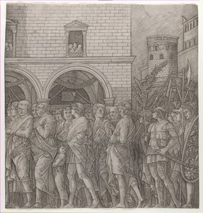 Le Triomphe de César : les sénateurs - Giovanni Antonio da Brescia