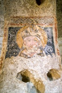 Fresque, église rocheuse, Convicinio di Sant