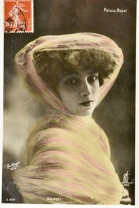Carte postale : Palais Royal - Portrait de Dorzil, artiste