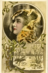 Carte postale : Portrait de Mademoiselle Dufresne, artiste de music-hall - Phillipe de Marlier