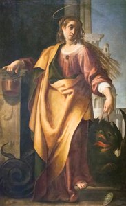 Sainte Marthe et le Dragon apprivoisé