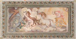 Le Char du Soleil conduit par Apollon, Loggia d