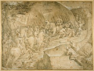 Le Chemin du Calvaire - Giovanni Battista  Castello