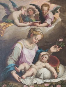 La Vierge à la rose - Giovanni Battista (1555 1619) Trotti