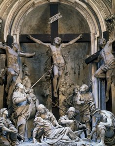 Passion, groupe de sculptures de Giovanni Battista Barberini, 1339-1345, Église Saint-Augustin, Crémone, Italie - Giovanni Battista Barberini
