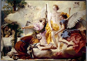 Apparition des trois anges à Abraham - Giovanni Battista Tiepolo