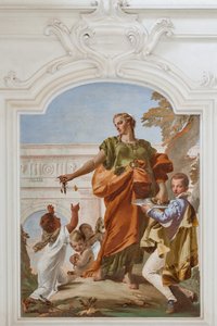 Générosité distribuant des cadeaux - Giovanni Battista Tiepolo