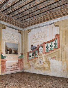 Chambre des Scènes de Carnaval : "Serviteur maure sur un faux escalier" - Giovanni Battista Tiepolo