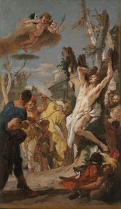 Étude pour "Le Martyre de Saint Sébastien" - Giovanni Battista Tiepolo