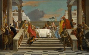 Le Banquet de Cléopâtre et Antoine - Giovanni Battista Tiepolo