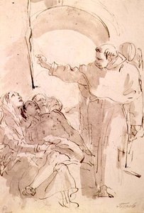 Le miracle de Saint Antoine de Padoue, c.1760 - Giovanni Battista Tiepolo