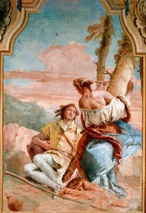 Angélique et Médor - Illustration pour « Roland furieux » - Giovanni Battista Tiepolo