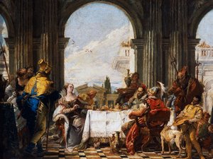 Le banquet de Cléopâtre - Giovanni Battista Tiepolo