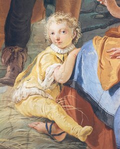 Enfant, par Giambattista Tiepolo, fresque, Palais de l
