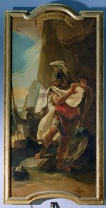 Hannibal avec la tête de son frère Hasdrubal