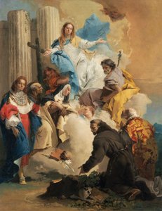 La Vierge avec six saints - Giovanni Battista Tiepolo