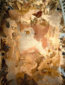 Triomphe du prince-évêque Carl-Friedrich von Greuiffenklau entouré par quatre continents - Giovanni Battista Tiepolo