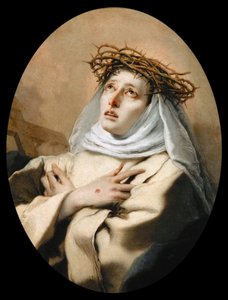 Sainte Catherine de Sienne (1347-1380) - Giovanni Battista Tiepolo
