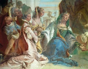 La famille de Darius III Codoman, détail des Gloires de Scipion l