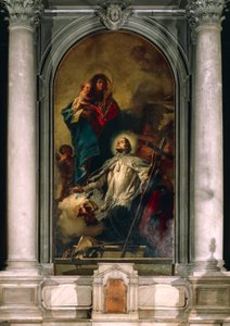 La Vierge apparaissant à Saint Jean de Népomucène - Giovanni Battista Tiepolo