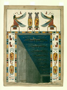 Porte ou entrée de tombe, de la tombe égyptienne de Sety I - Giovanni Battista Belzoni
