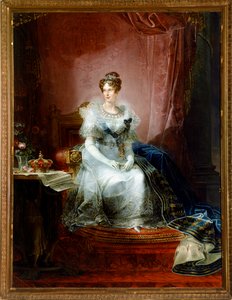 Portrait de Marie Louise de Habsbourg Lorraine, Impératrice de France - Giovanni Battista Borghesi