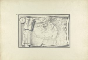 Plan des ruines de Sardes avec vestiges de bâtiments anciens encore existants en 1750, vers 1750 - Giovanni Battista Borra