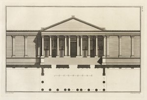 Montant de la grande entrée de la cour du temple, 1753 - Giovanni Battista Borra