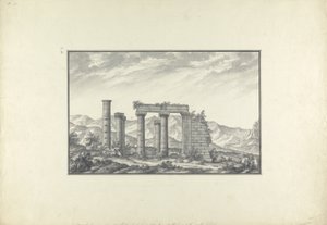 Vue des ruines d