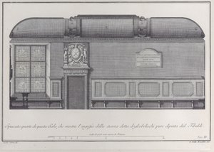 Planche 4 : coupe transversale de la salle de l