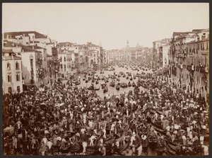 Venise - La régate - Giovanni Battista Brusa