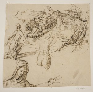 Guerrier endormi - Giovanni Battista Caracciolo