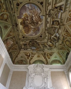 La chute de Phaéton (1625) - Fresque en trompe-l