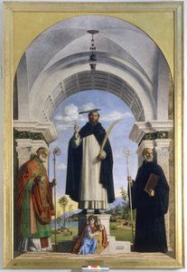 Saint Pierre Martyr avec les saints Nicolas et Benoît - Giovanni Battista Cima da Conegliano