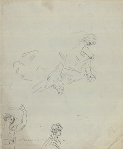 Études de figures [verso] - Giovanni Battista Cipriani