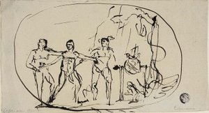 Trois figures - Giovanni Battista Cipriani