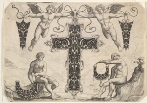 Pendentif en forme de croix et quatre autres motifs - Giovanni Battista Costantini