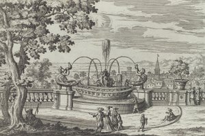 Fontana di Belvedere à Frascati - Giovanni Battista Falda