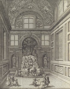 Stanza de Venti nel Teatro di Belvedere di Frascati - Giovanni Battista Falda