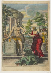 Frontispice et page de titre de Hesperides, 1646 - Giovanni Battista Ferrari